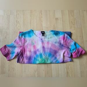 Eileen Fisher Tie Dye Short Sleeve Size Medium